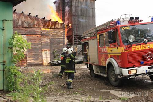 Po¿ar 25.05.10-tartak