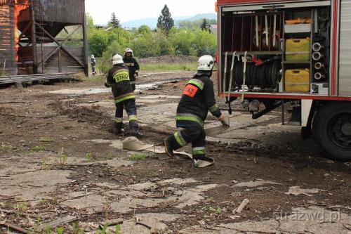 Po¿ar 25.05.10-tartak