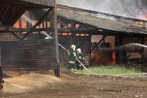 Po¿ar 25.05.10-tartak